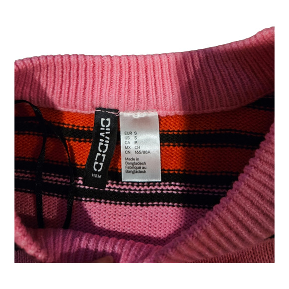 Divided by H&M Small Long Sleeve Striped Knit Sweater - Picture 2 of 7